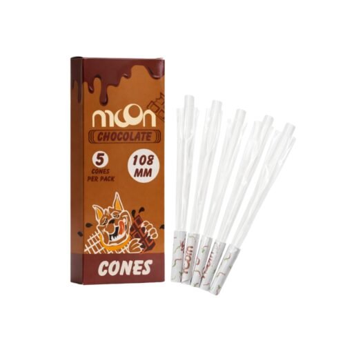 Conos Moon Celulosa Sabor Chocolate X5unds
