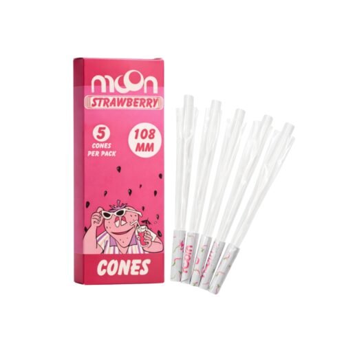 Conos Moon Celulosa Sabor Fresa X5unds