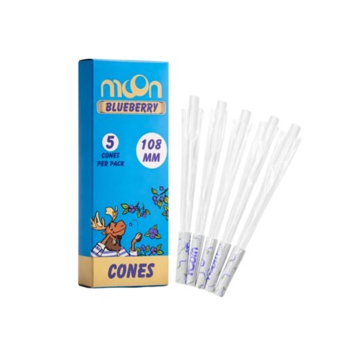 Conos Moon Celulosa Sabor Bluberry X5unds