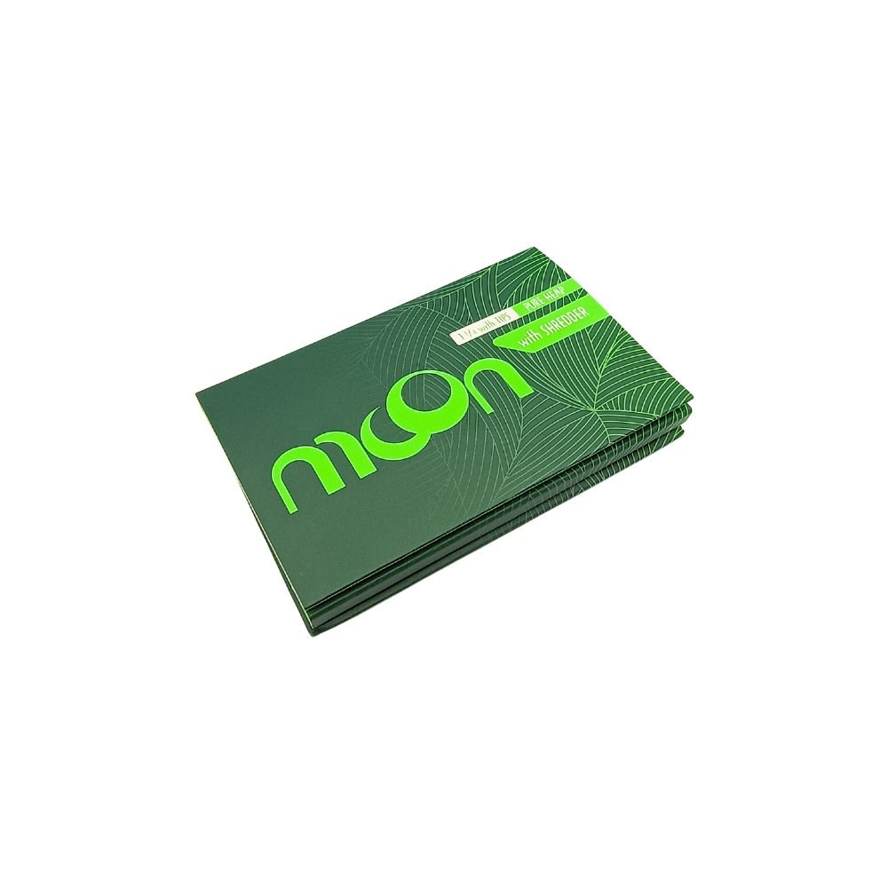 Papelillo Moon Slim + Tips 1 1/4 Con Desmoñador X40unds