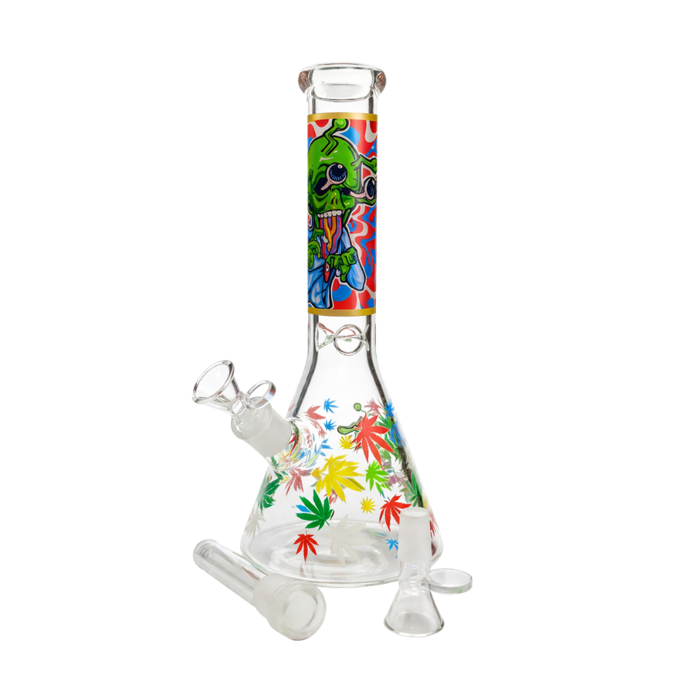Bong Beaker Alien Eyes Con Hielera 26cm