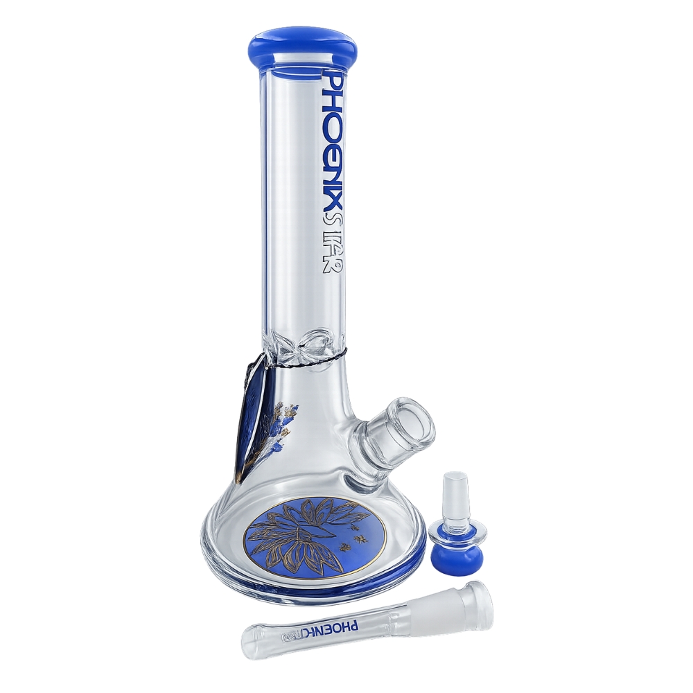 Bong Beaker Platillo Phoenix Star 25 Cm Con Hielera Bong Beaker Platillo Phoenix Star 25 Cm Con Hielera