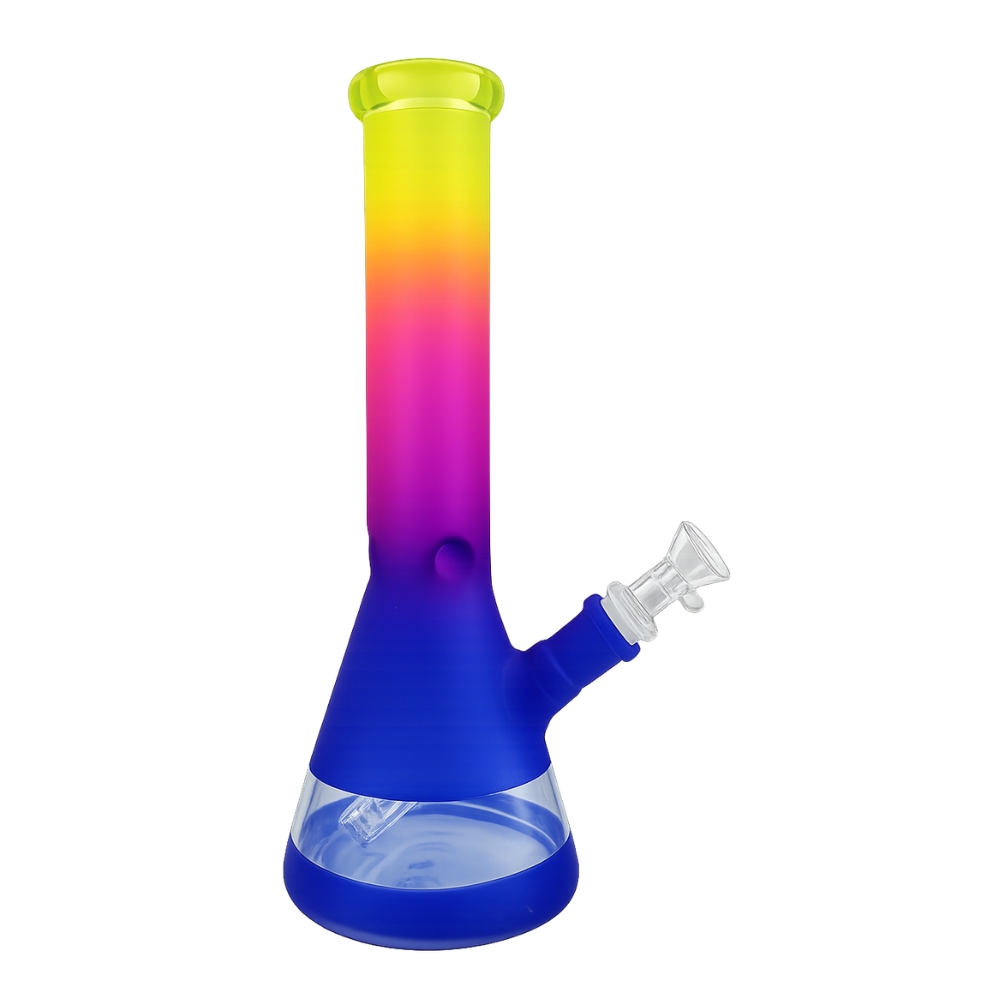 Bong Beaker Tricolor Con Hielera 25cm