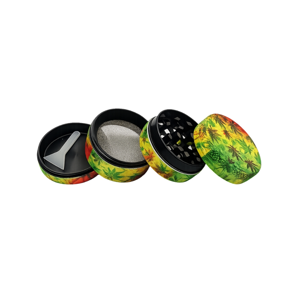 Grinder Hojas Rasta 40mm 4 Piezas