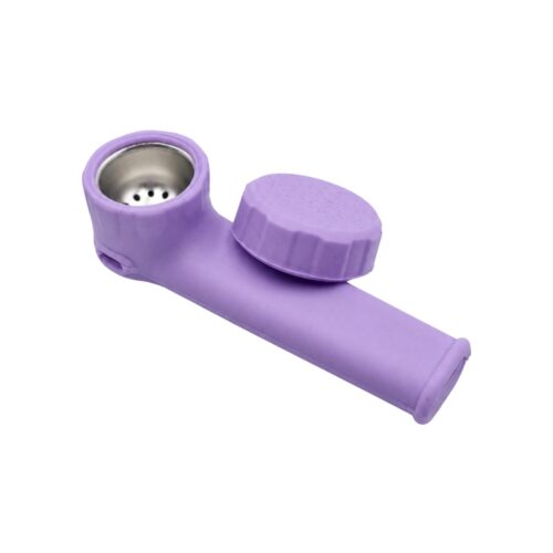 Pipa De Silicona Premium Con Tapa