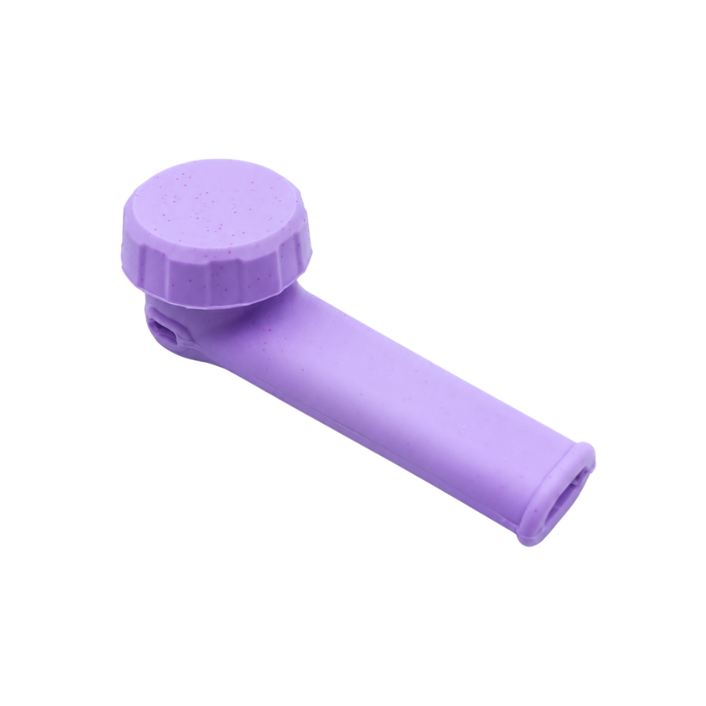 Pipa De Silicona Premium Con Tapa