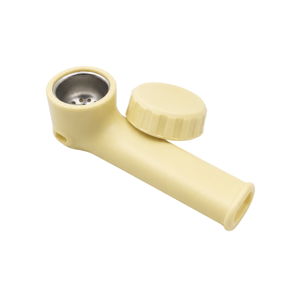 Pipa De Silicona Premium Con Tapa