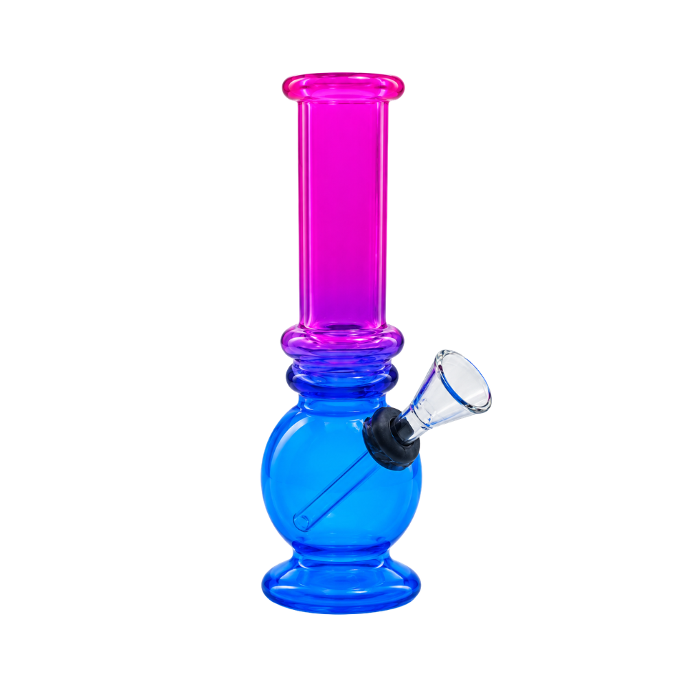 Bong De Vidrio Grueso Multicolor 15cm