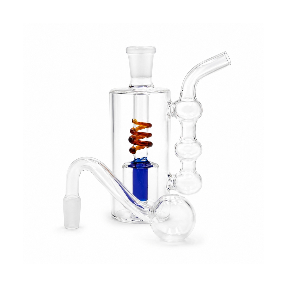 Mini Bubbler Para Wax Con Percolador 10cm Mini Bubbler Para Wax Con Percolador 10cm