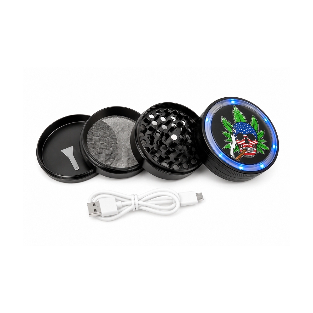 Grinder Metálico con Luz LED 60 mm