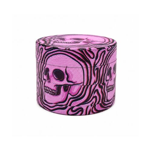 Grinder Pink Skull 50mm 4 Piezas