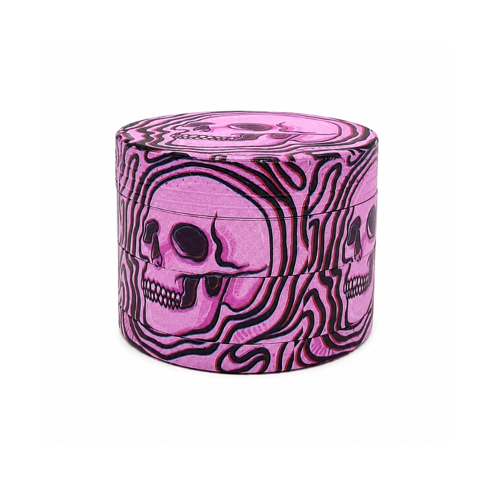 Grinder Pink Skull 50mm 4 Piezas