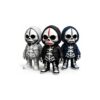 Grinder Skeleton 4 Piezas 17cm